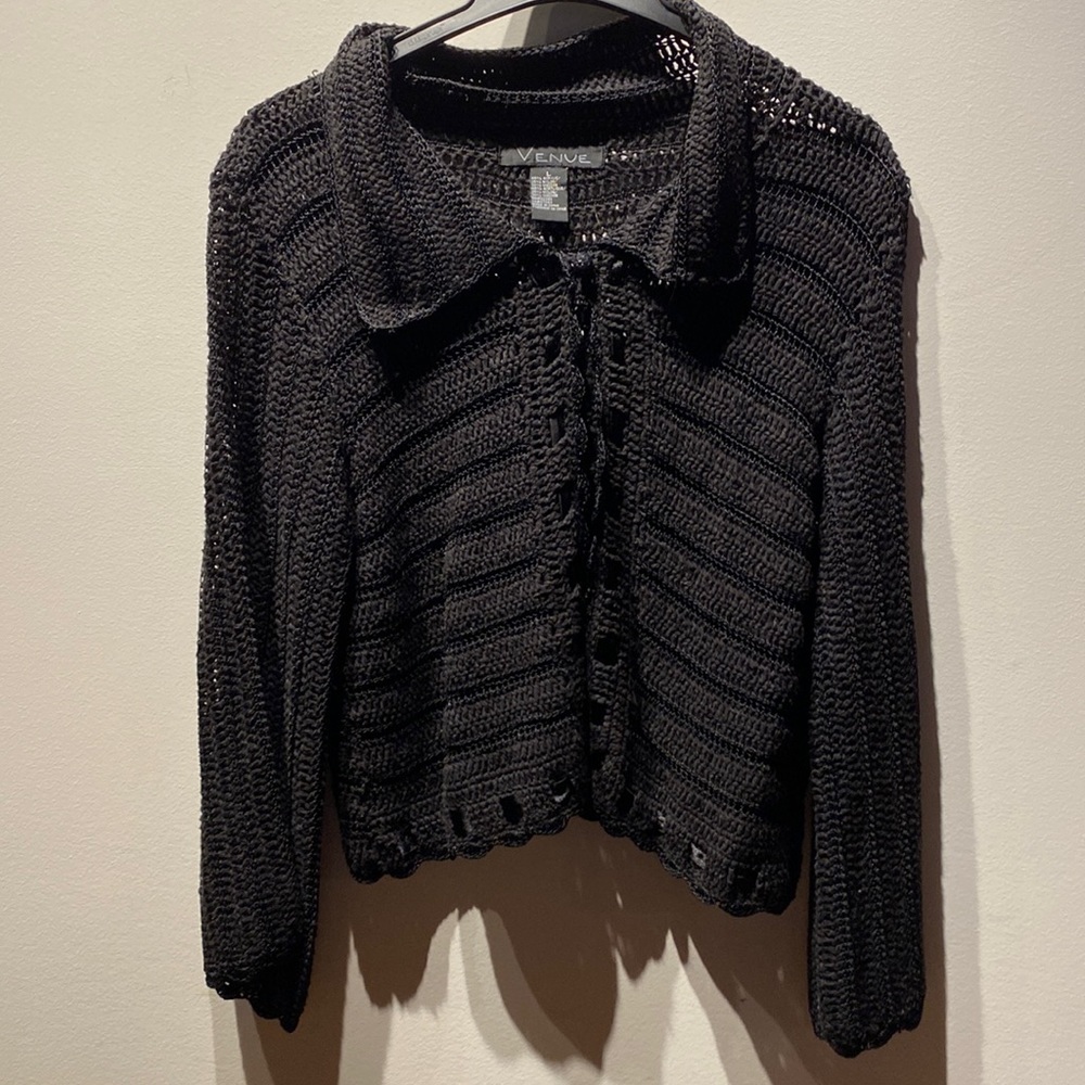 Vintage crocheted sweater